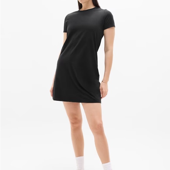 Athleta Black Essential Tee Dress - Picture 1 of 4